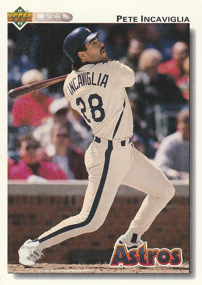 #759 Pete Incaviglia - Houston Astros - 1992 Upper Deck Baseball