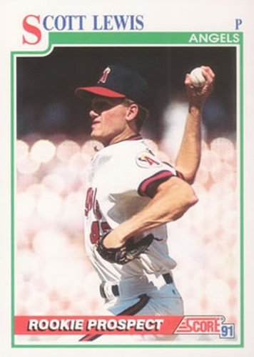 #759 Scott Lewis - California Angels - 1991 Score Baseball
