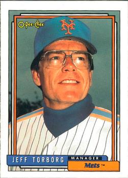 #759 Jeff Torborg - New York Mets - 1992 O-Pee-Chee Baseball
