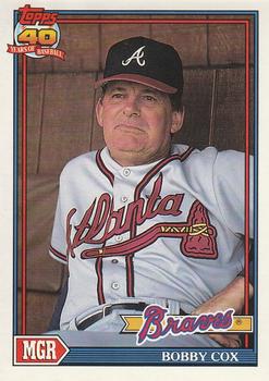 #759 Bobby Cox - Atlanta Braves - 1991 O-Pee-Chee Baseball