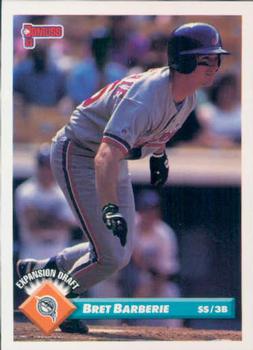 #759 Bret Barberie - Florida Marlins - 1993 Donruss Baseball