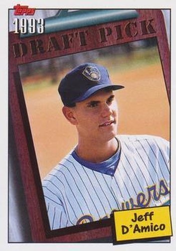 #759 Jeff D'Amico - Milwaukee Brewers - 1994 Topps Baseball