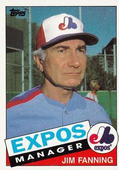 #759 Jim Fanning - Montreal Expos - 1985 Topps Baseball