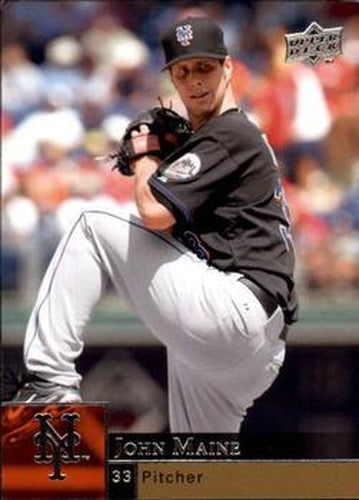 #759 John Maine - New York Mets - 2009 Upper Deck Baseball