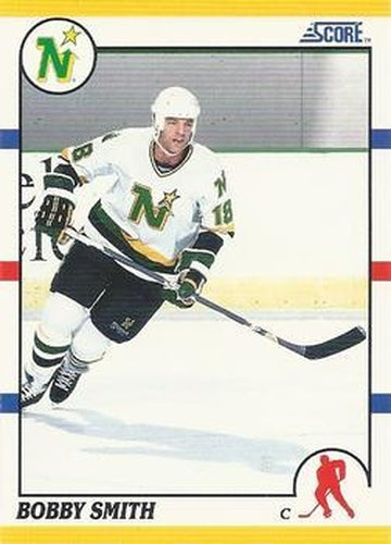 #75T Bobby Smith - Minnesota North Stars - 1990-91 Score Rookie and Traded Hockey
