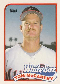 #75T Tom McCarthy - Chicago White Sox - 1989 Topps Traded Baseball
