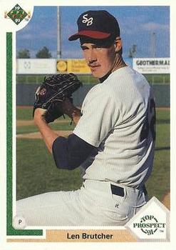 #75 Len Brutcher - Chicago White Sox - 1991 Upper Deck Baseball