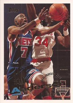 #75 Kenny Anderson - New Jersey Nets - 1995-96 Topps Basketball