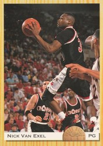 #75 Nick Van Exel - Cincinnati Bearcats / Los Angeles Lakers - 1993 Classic Draft Picks Basketball