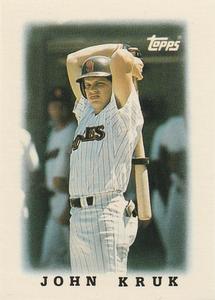 #75 John Kruk - San Diego Padres - 1988 Topps Major League Leaders Minis Baseball