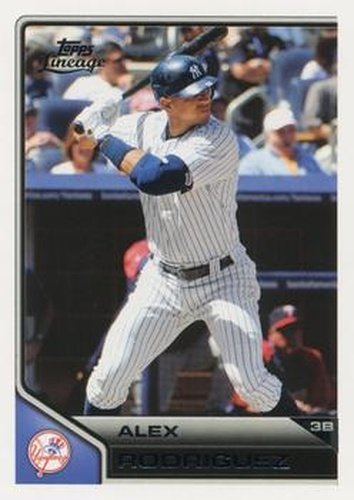#75 Alex Rodriguez - New York Yankees - 2011 Topps Lineage Baseball
