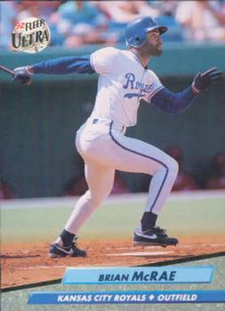 #75 Brian McRae - Kansas City Royals - 1992 Ultra Baseball