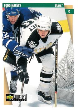 #75 Todd Harvey - Dallas Stars - 1997-98 Collector's Choice Hockey