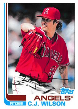 #75 C.J. Wilson - Los Angeles Angels - 2013 Topps Archives Baseball