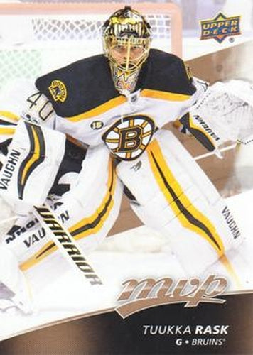 #75 Tuukka Rask - Boston Bruins - 2017-18 Upper Deck MVP Hockey