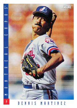 #75 Dennis Martinez - Montreal Expos - 1993 Score Baseball