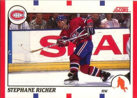 #75 Stephane Richer - Montreal Canadiens - 1990-91 Score Canadian Hockey
