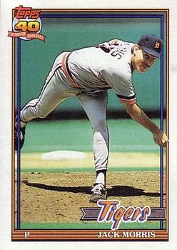 #75 Jack Morris - Detroit Tigers - 1991 O-Pee-Chee Baseball