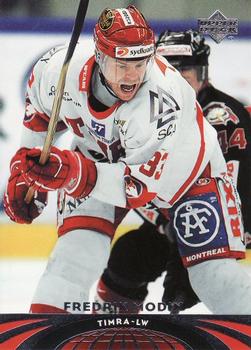#75 Fredrik Modin - Timra - 2004-05 UD All-World Edition Hockey