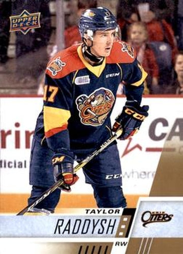 #75 Taylor Raddysh - Erie Otters - 2017-18 Upper Deck CHL Hockey