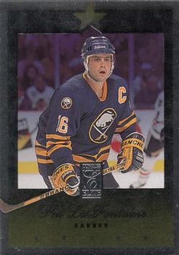 #75 Pat LaFontaine - Buffalo Sabres - 1995-96 Donruss Elite Hockey