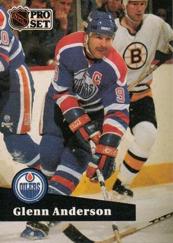 #75 Glenn Anderson - 1991-92 Pro Set Hockey