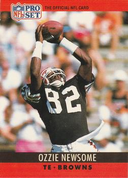 #75 Ozzie Newsome - Cleveland Browns - 1990 Pro Set Football