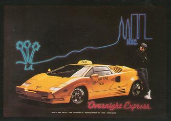 #75 Overnight Express / Checklist - 1992 All Sports Marketing Exotic Dreams