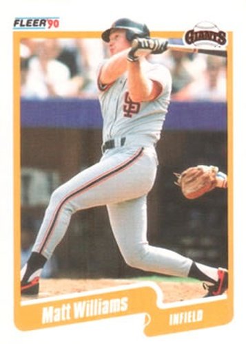 #75 Matt Williams - San Francisco Giants - 1990 Fleer USA Baseball