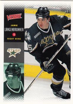 #75 Jamie Langenbrunner - Dallas Stars - 2000-01 Upper Deck Victory Hockey