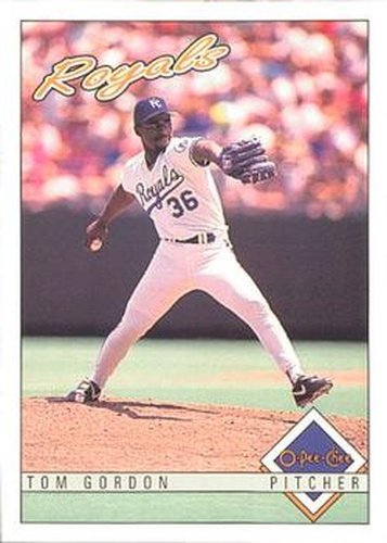 #75 Tom Gordon - Kansas City Royals - 1993 O-Pee-Chee Baseball