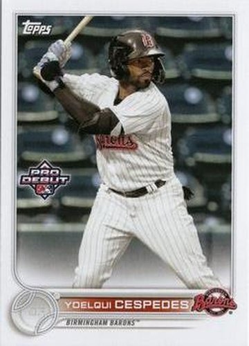 #PD-75 Yoelqui Cespedes - Birmingham Barons - 2022 Topps Pro Debut Baseball