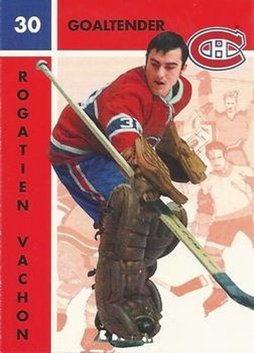 #75 Rogatien Vachon - Montreal Canadiens - 1995-96 Parkhurst 1966-67 Hockey