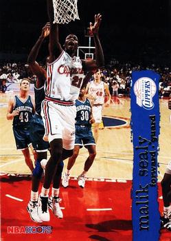 #75 Malik Sealy - Los Angeles Clippers - 1995-96 Hoops Basketball