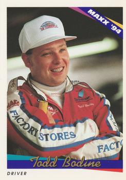 #75 Todd Bodine - Butch Mock Motorsports - 1994 Maxx Racing