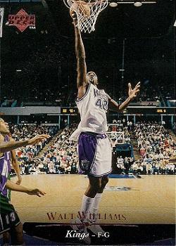#75 Walt Williams - Sacramento Kings - 1995-96 Upper Deck Basketball