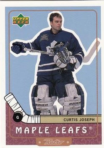 #75 Curtis Joseph - Toronto Maple Leafs - 1999-00 Upper Deck Retro Hockey