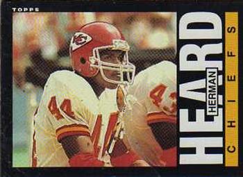 #275 Herman Heard - Kansas City Chiefs - 1985 Topps Football