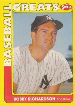 #75 Bobby Richardson - New York Yankees - 1991 Swell Baseball Greats