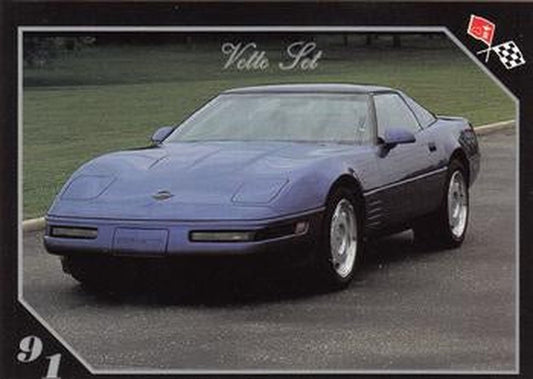 #75 1991 Corvette Sport Coupe - 1991 Collect-A-Card Vette Set