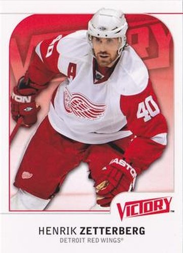 #75 Henrik Zetterberg - Detroit Red Wings - 2009-10 Upper Deck Victory Hockey