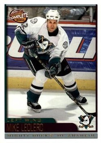 #75 Mike Leclerc - Anaheim Mighty Ducks - 2003-04 Pacific Complete Hockey