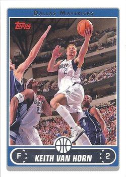 #75 Keith Van Horn - Dallas Mavericks - 2006-07 Topps Basketball