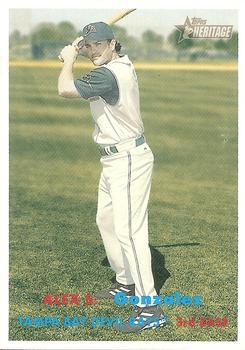 #75 Alex S. Gonzalez - Tampa Bay Devil Rays - 2006 Topps Heritage Baseball