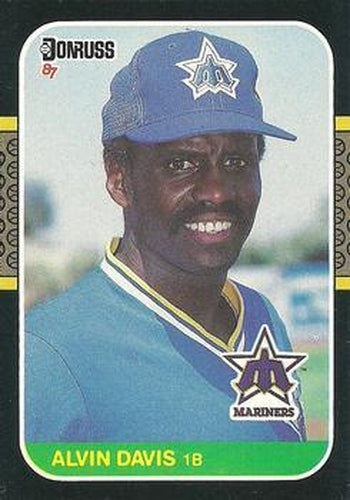 #75 Alvin Davis - Seattle Mariners - 1987 Donruss Baseball