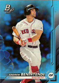 #75 Andrew Benintendi - Boston Red Sox - 2019 Bowman Platinum Baseball