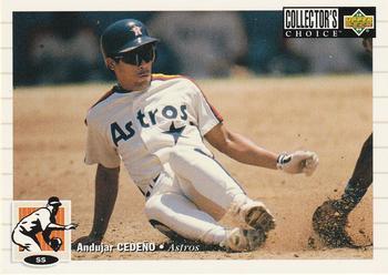 #75 Andujar Cedeno - Houston Astros - 1994 Collector's Choice Baseball