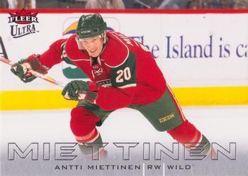 #75 Antti Miettinen - Minnesota Wild - 2009-10 Ultra Hockey