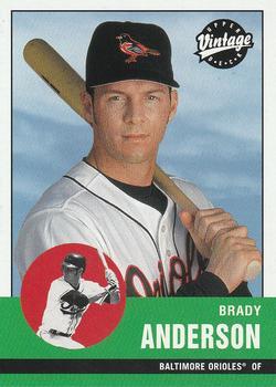 #75 Brady Anderson - Baltimore Orioles - 2001 Upper Deck Vintage Baseball