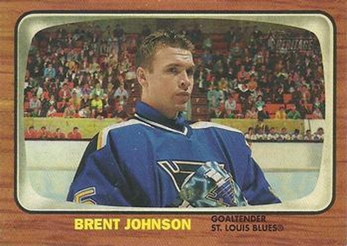 #75 Brent Johnson - St. Louis Blues - 2002-03 Topps Heritage Hockey